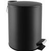 3L Bucket Black With Pedal Soft Close 